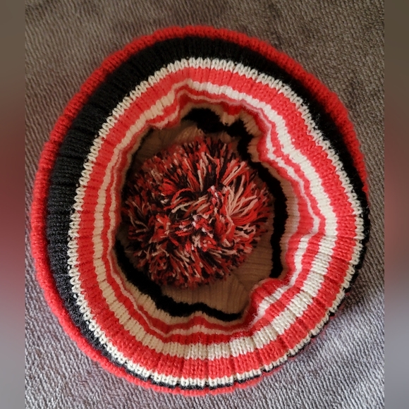 NFL Red White Black Kansas City Chiefs Beanie "Like New" Condition. ZERO FLAWS - Picture 7 of 10